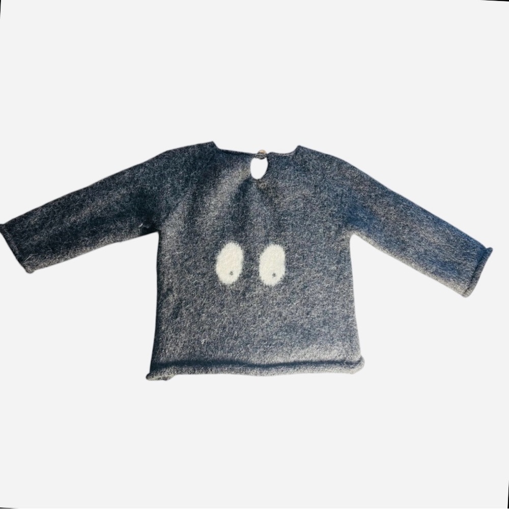 OEUF | Peeking Eyes Alpaca Sweater